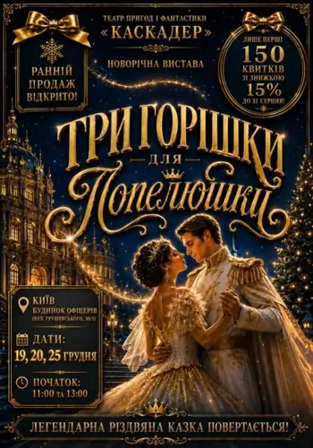 Новогоднее музыкальное представление «Три орешка для Золушки» Киев