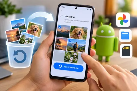 Как вернуть удаленные фотографии на Android и не потерять их окончательно