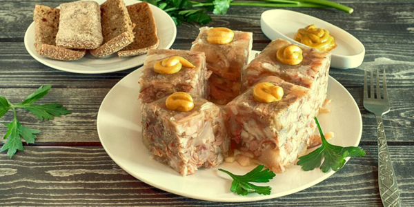 Холодец из рульки и курицы: рецепт с фото