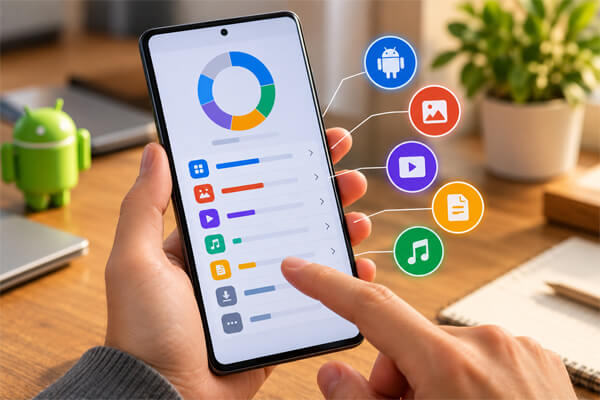 Как понять, что именно занимает место на Android