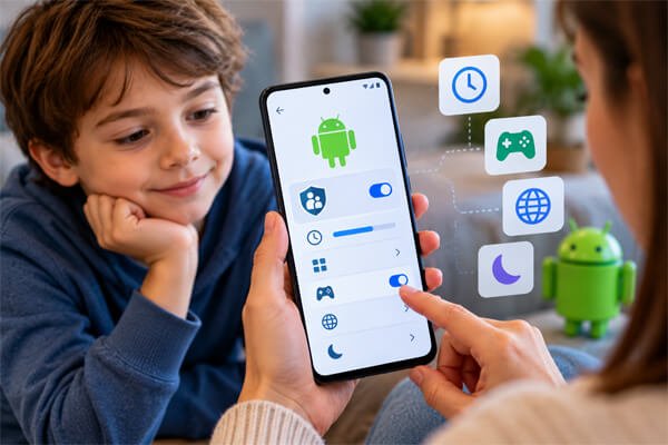 Как включить встроенный родительский контроль в Android 17