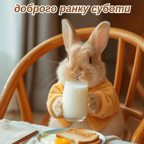 Побажання з доброго суботнього ранку картинка