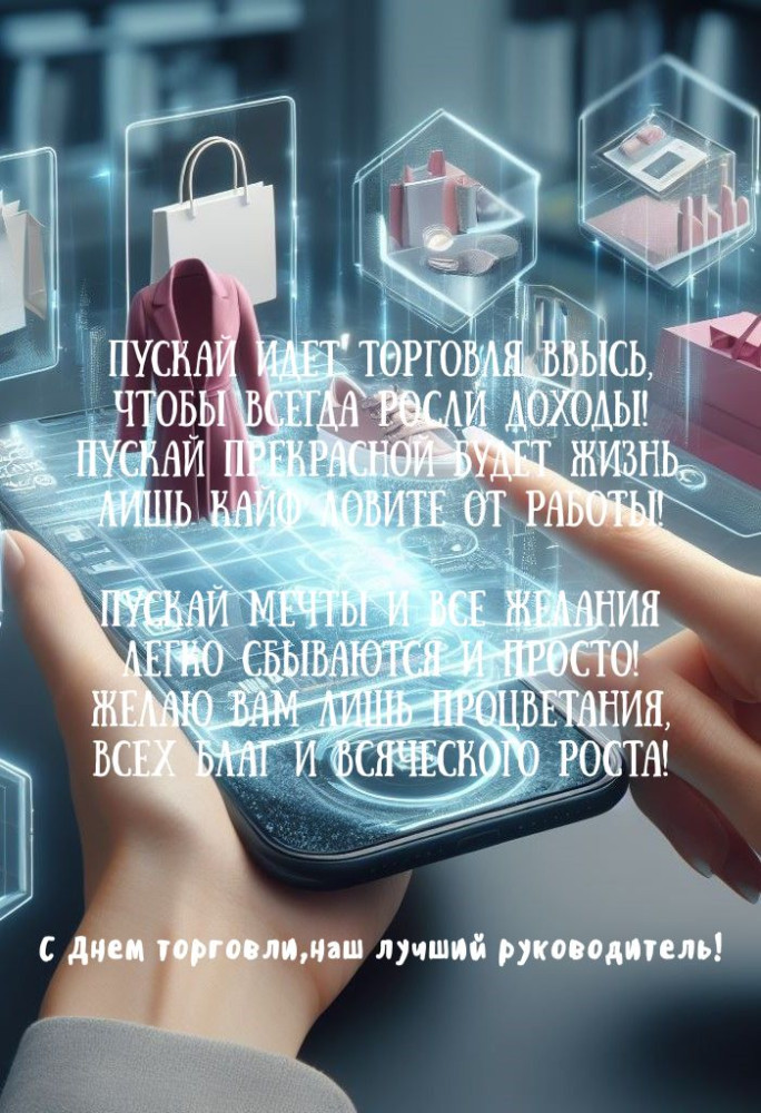 Поздравления с Днем торговли руководителю