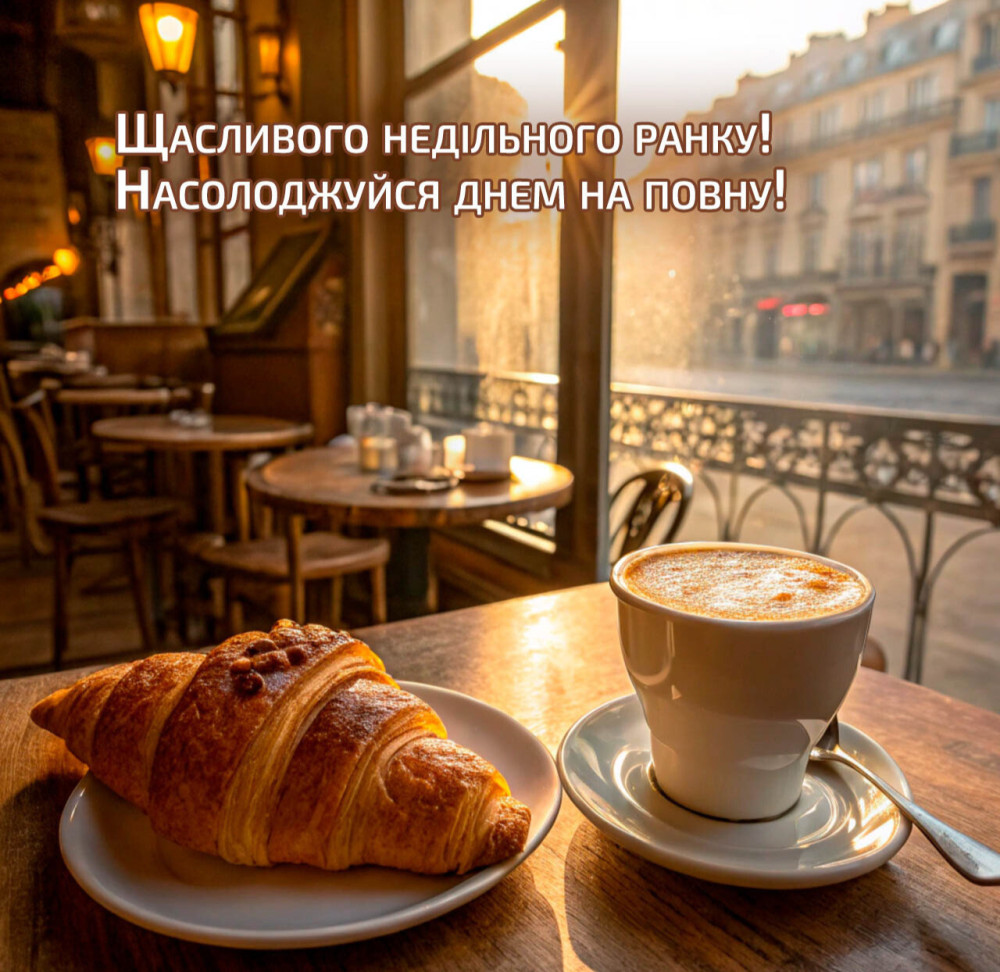 З доброго недільного ранку
