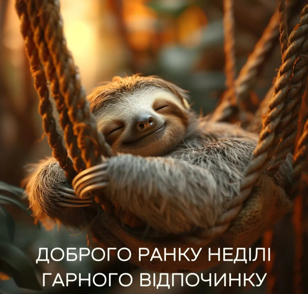 З доброго недільного ранку