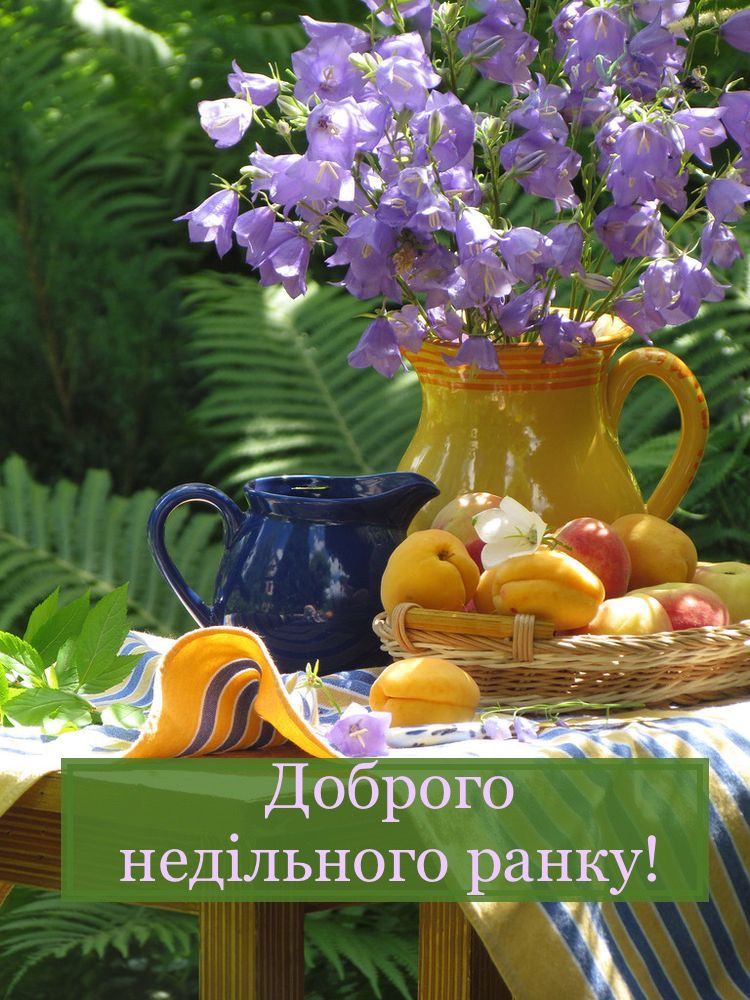 З доброго недільного ранку